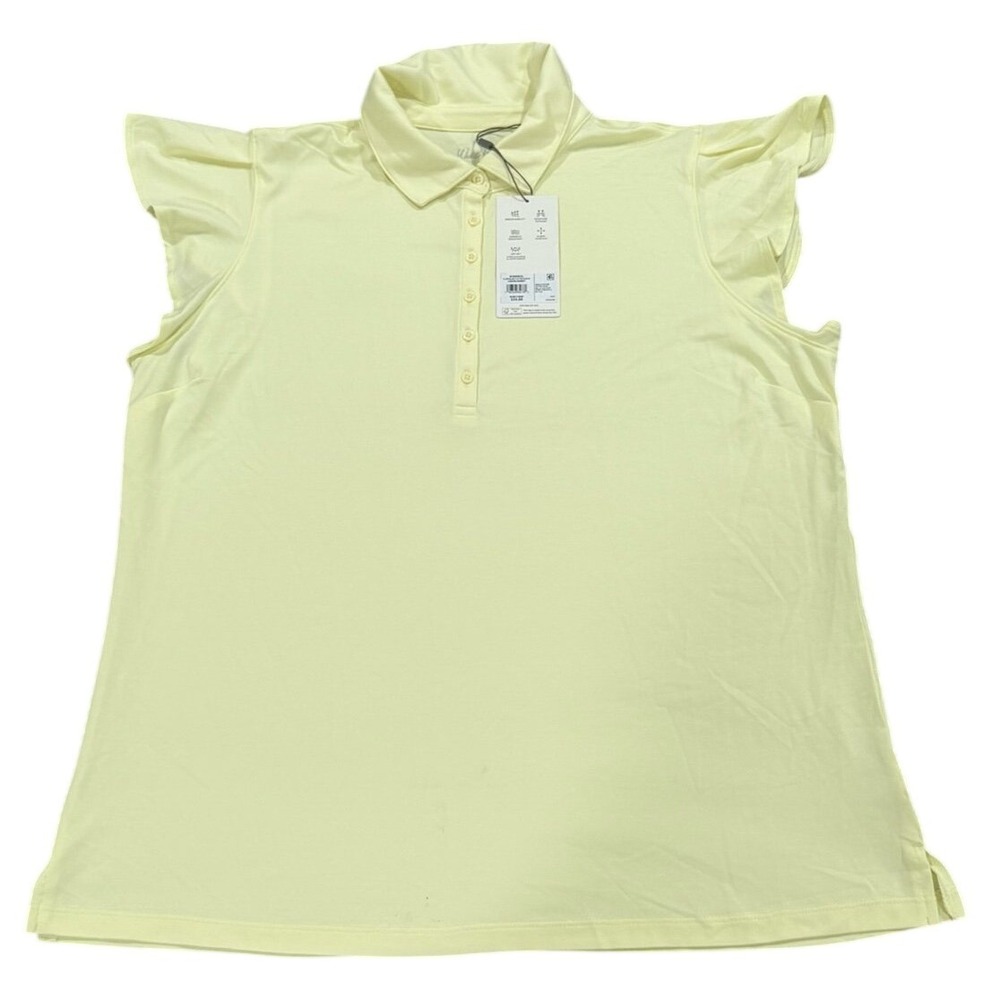 Walter Hagen‎ Clubhouse Flutter Sleeve Polo Shirt XL